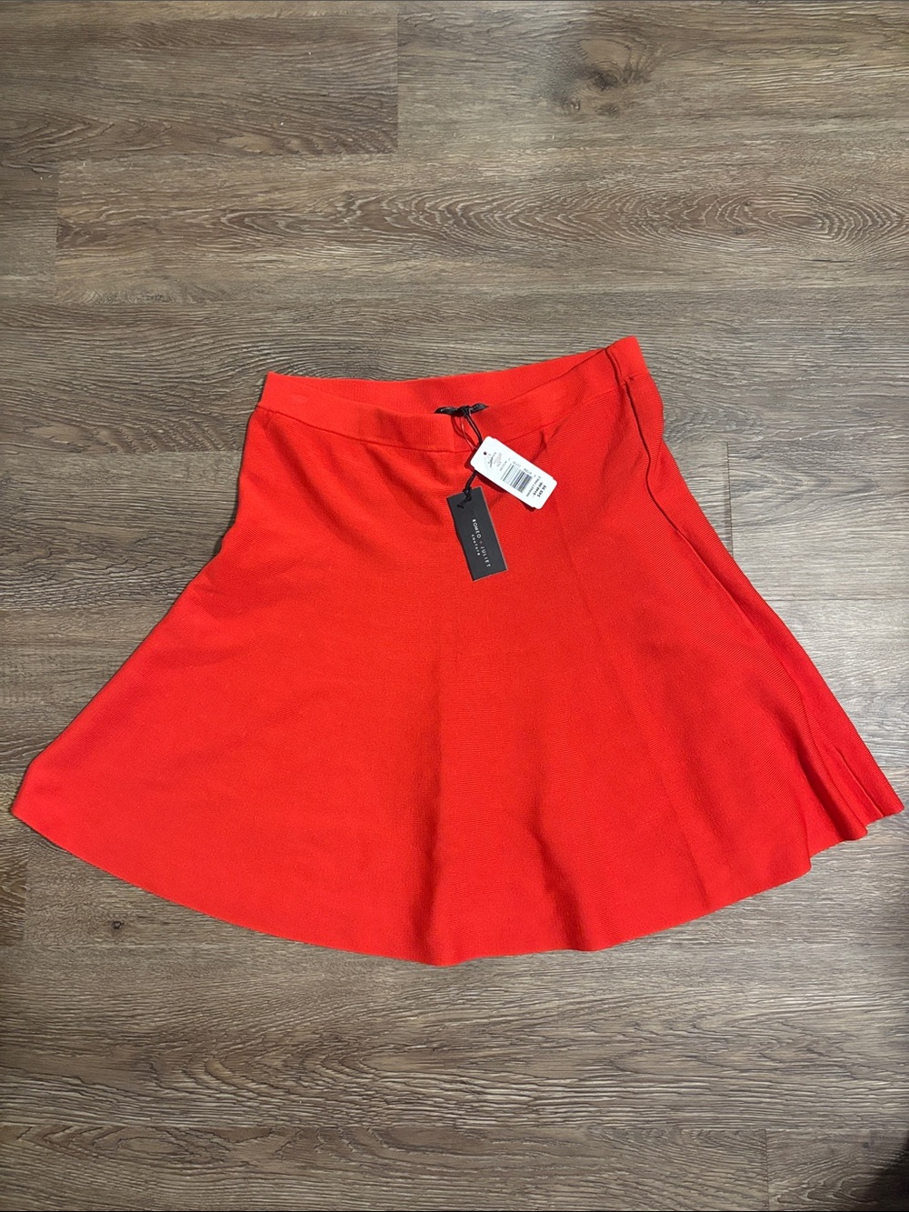 Romeo & Juliet Couture Red Circle Skater Skirt